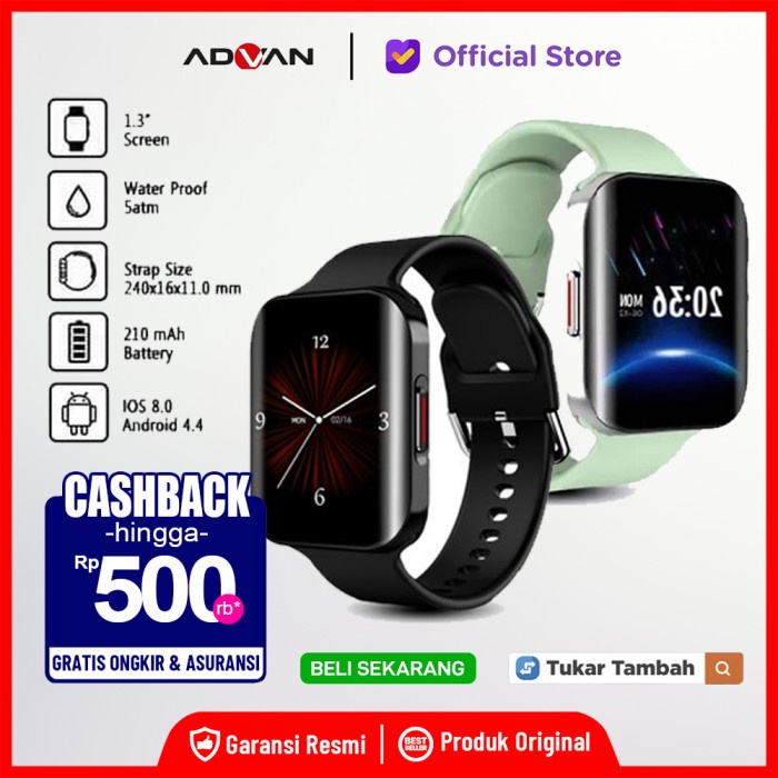 Jual Advan Start Go S1 Pro Smartwatch Jam Tangan Pintar Digital