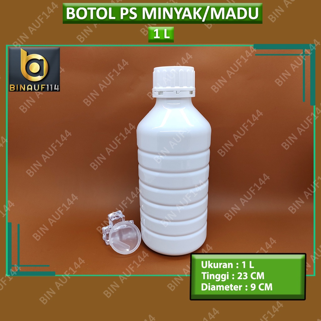 Jual Botol Ps Liter Putih Botol Madu Liter Pet Ml Botol