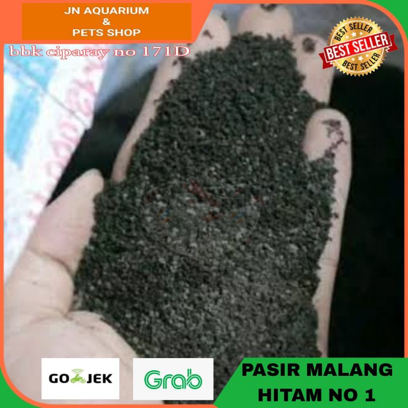 Jual Pasir Malang Hitam Halus Kasar Karung Pasir Aquascape