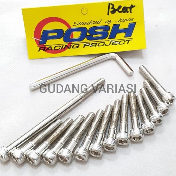 Jual Baut Blok Cvt Set Scoopy Baut Blok Set Beat Posh Plus Kunci L