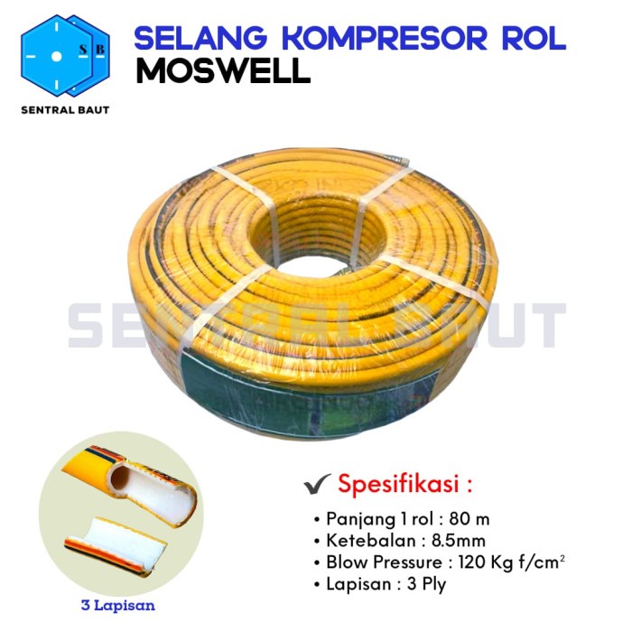 Jual Selang Kompresor Roll Moswell Shopee Indonesia