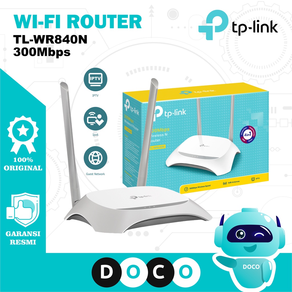 Jual TP LINK Wireless N Router TL WR840N TL WR 840N 840 300Mbps Wi Fi