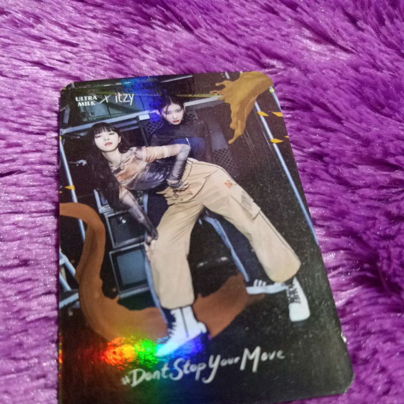 Jual Itzy X Ultra Milk Photocard Grup Yeji Lia Ryujin Chaeryeong Yuna