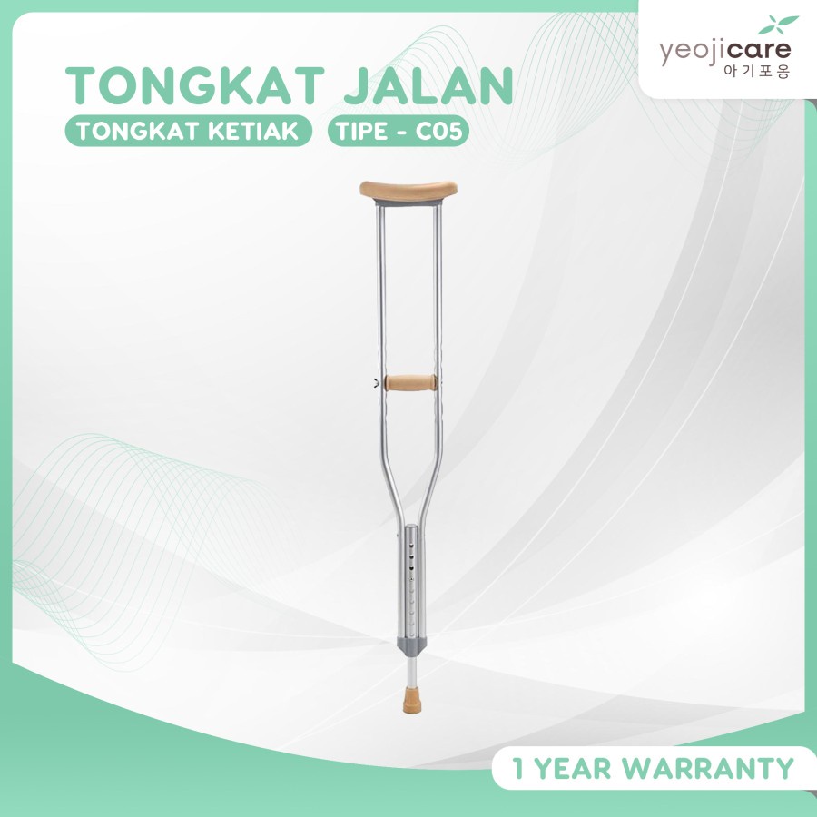 Jual Yeojicare Crutch Manula Lansia Tongkat Ketiak Kruk Alat Bantu