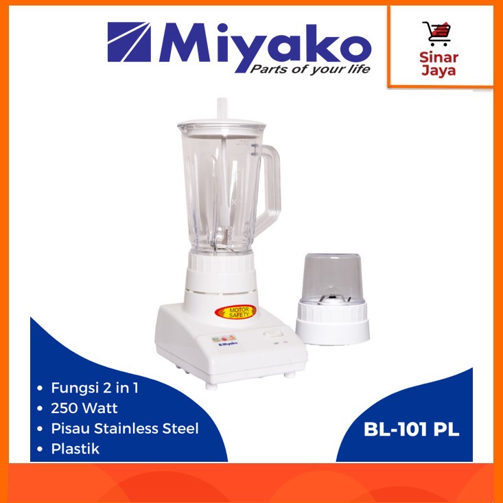 Jual MIYAKO BL 101 PL Blender Plastik 1 Lt Shopee Indonesia