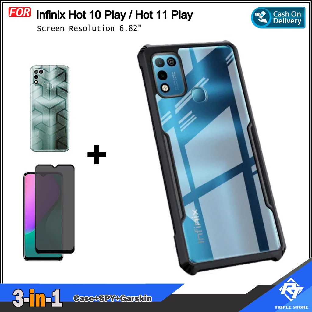 Jual Paket 3in1 Case Infinix GT 10 Pro Note 30 Pro 30 4G Hot 30 30i Hot