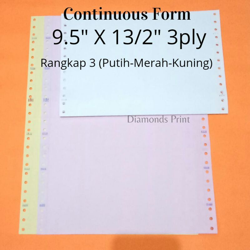 Jual Kertas Faktur 3ply 9 5x13 2 Continuous Form Paperpryns Rangkap 3