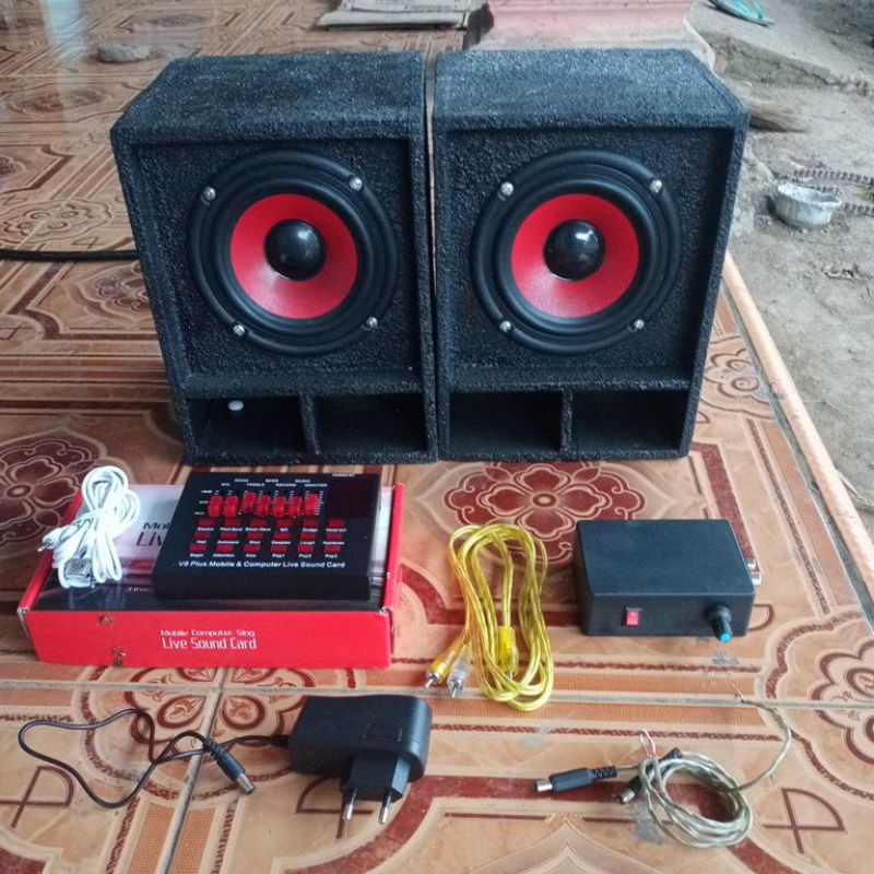 Jual Paket Miniatur Sound System Siap Bunyi Spek Inch Shopee Indonesia