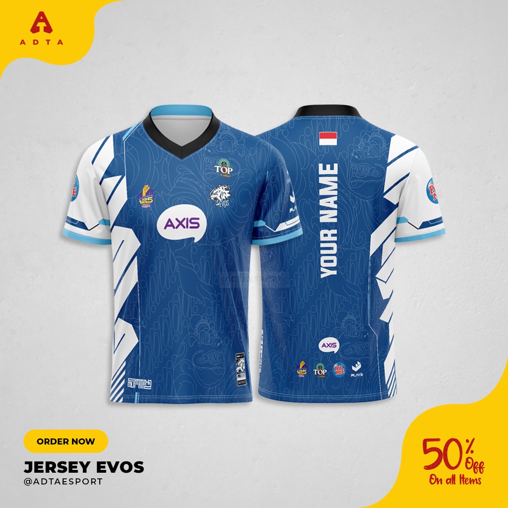 Jual JERSEY EVOS TERBARU 2023 HOME AWAY MPL SEASON 11 FREE NICKNAME