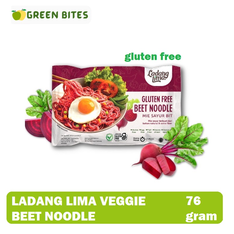 Jual Ladang Lima Mie Beet Vegan Gr Gluten Free New Shopee Indonesia