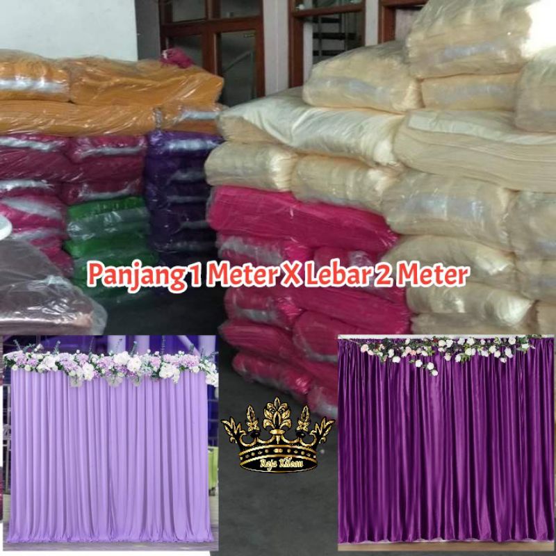 Jual Kain Meteran Panjang X Lebar Kain Pilamin Kilap Abutai