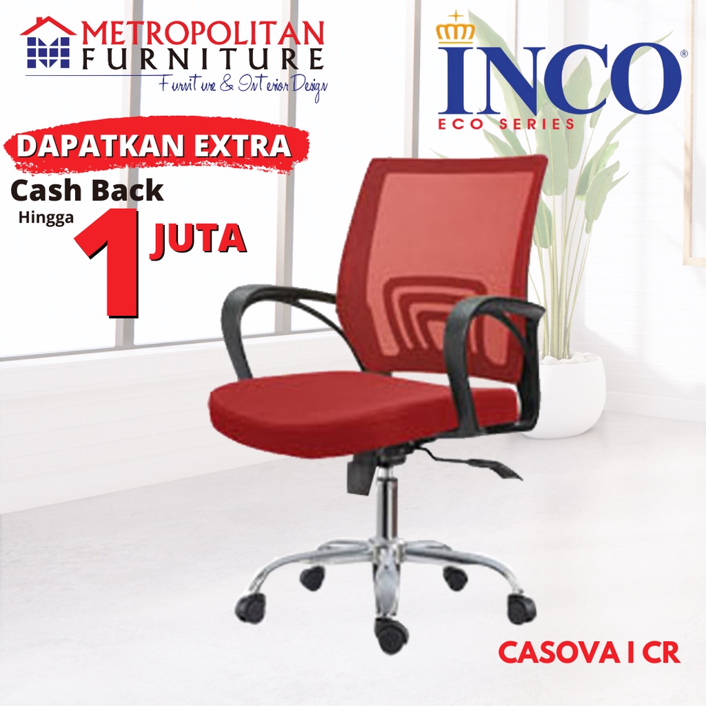 Jual Kursi Kantor Indachi Inco Bangku Kerja Office Chair Casova I