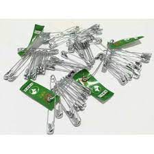 Jual Peniti L Swan Stainless Silver Original Safety Pin Hijab