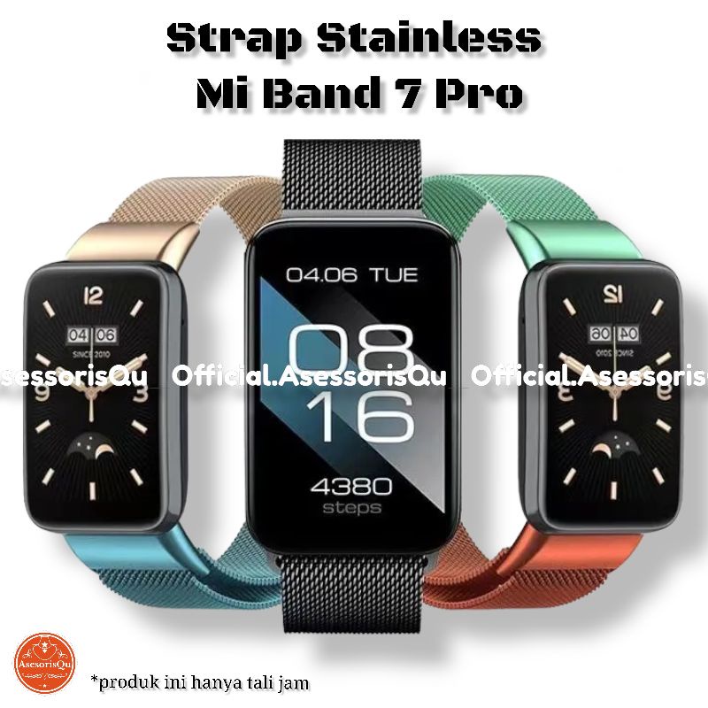 Jual Asesorisqu Official Strap Stainless Mi Band Pro Tali Jam Tangan