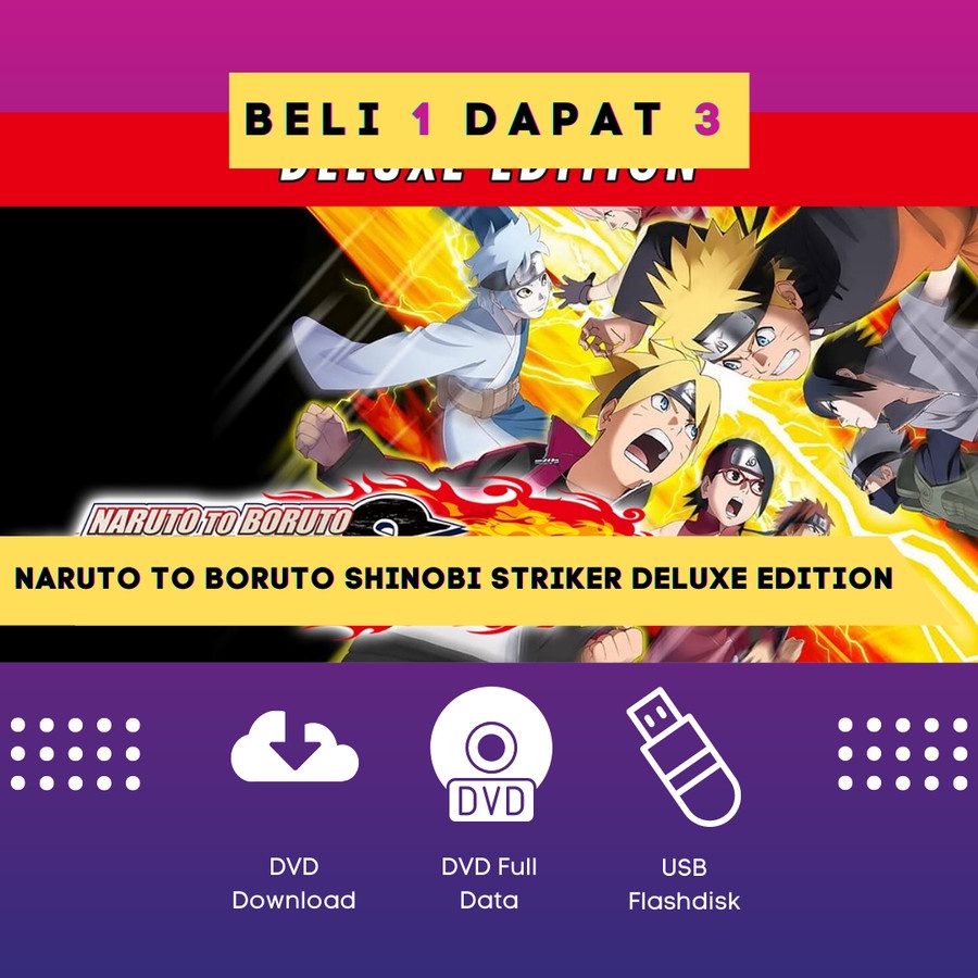 Jual Naruto To Boruto Shinobi Striker Deluxe Edition Game Pc Original