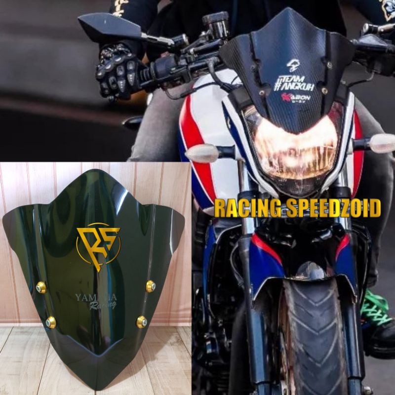 Jual Visor Yamaha Byson Hitam Pekat Plus Baud Shopee Indonesia