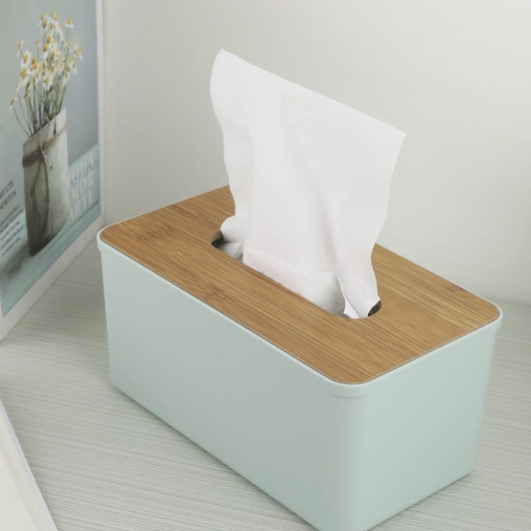 Jual MOOOI Kotak Tisu Tissue Box Elegan Dengan Tutup Kayu Multifungsi