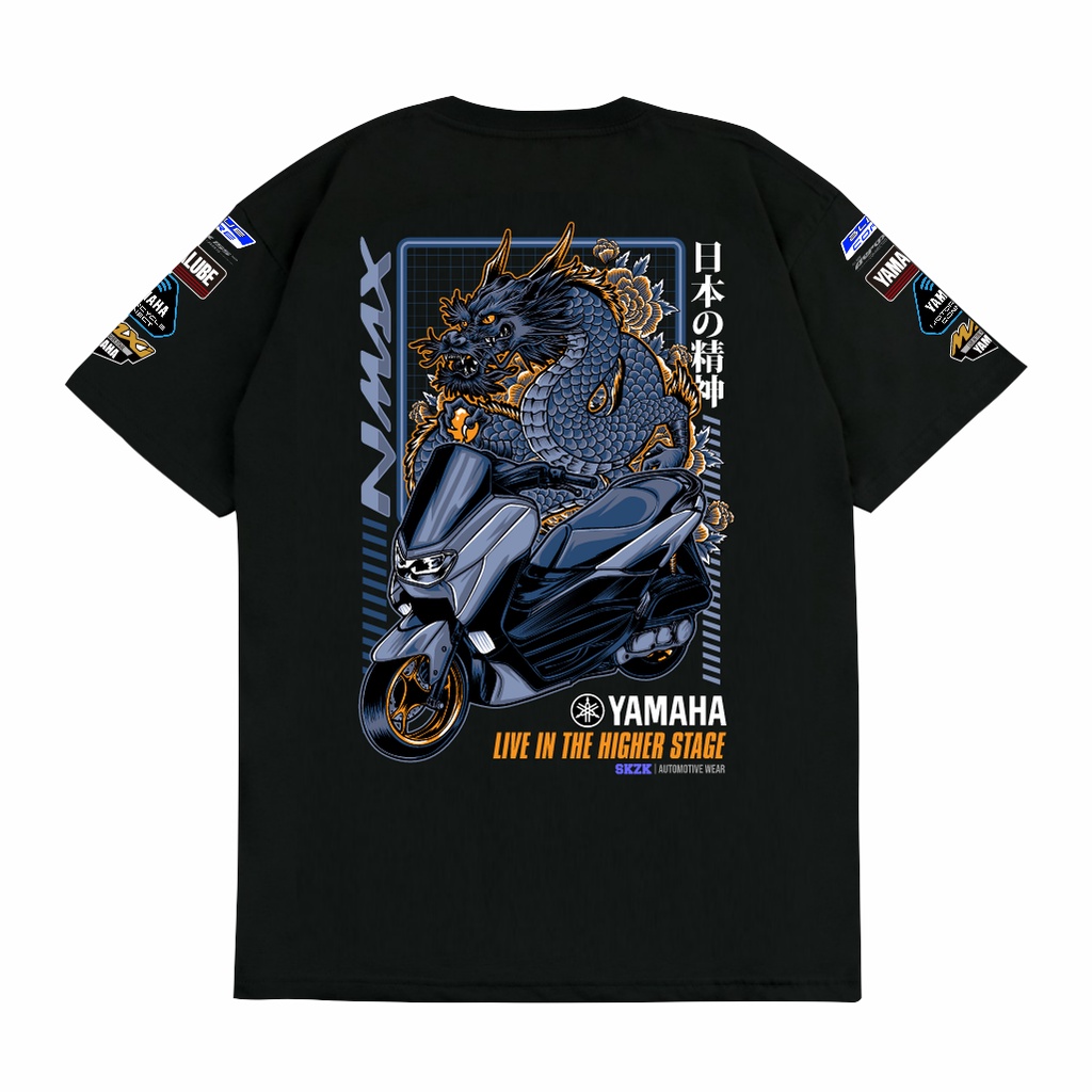 Jual Sakazuki Kaos Baju Motor Yamaha Nmax Dragon Club Indonesia Tshirt