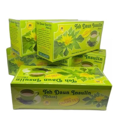 Jual Teh Celup Yakon Teh Daun Insulin Untuk Diabetes Shopee Indonesia