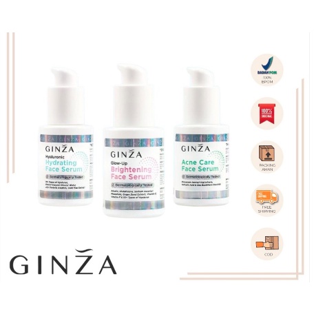 Jual GINZA FACE SERUM 30ML ORIGINAL SERUM WAJAH GINZA 30ML Shopee