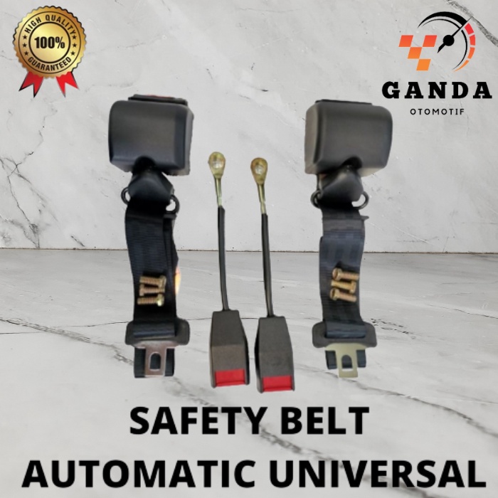 Jual SABUK PENGAMAN SAFETY SEAT BELT 3 POINT OTOMATIS MOBIL UNIVERSAL 2