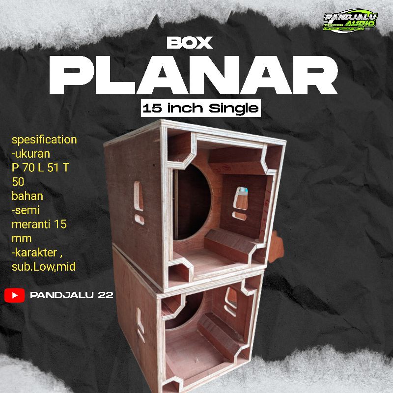 Jual Box Speaker Model Planar Brewog In Single Shopee Indonesia