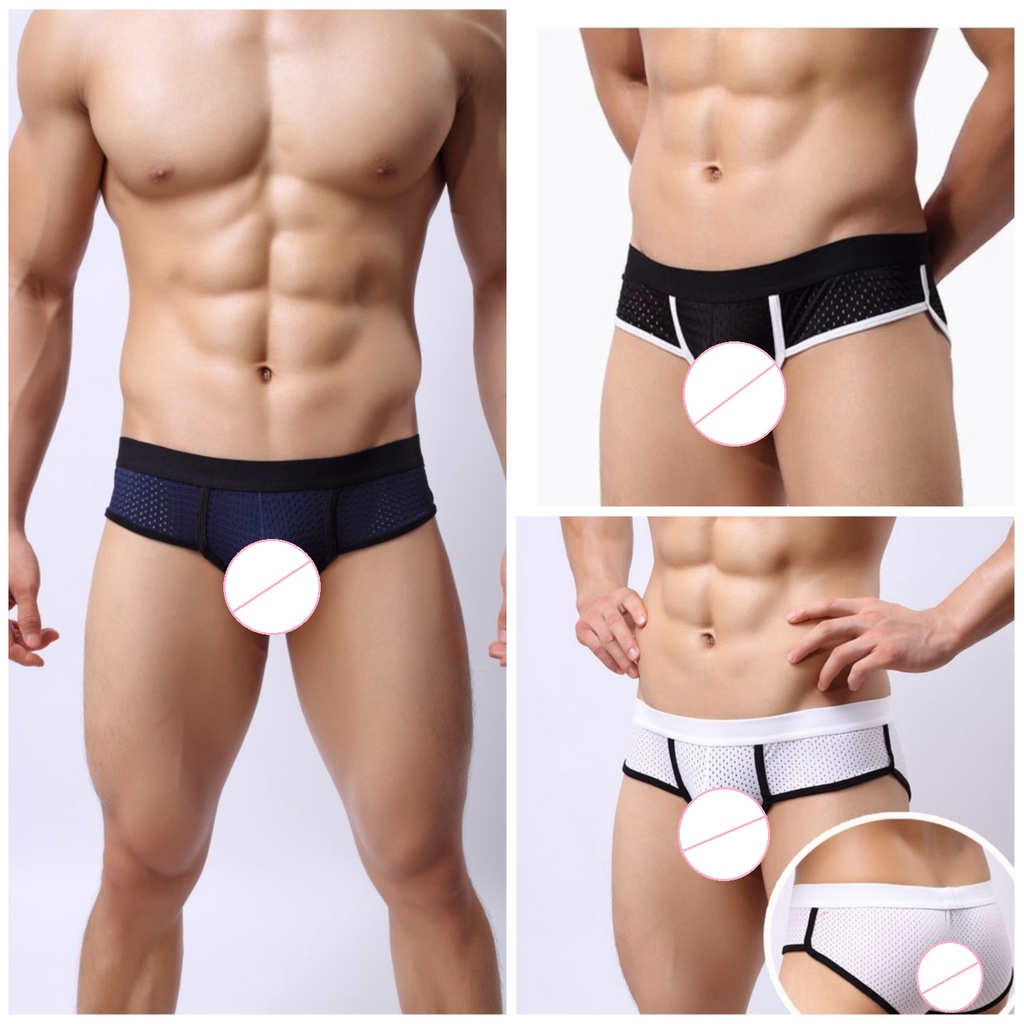 Jual Sexy Men Under Wear Brief Celana Dalam Pria Transparan L