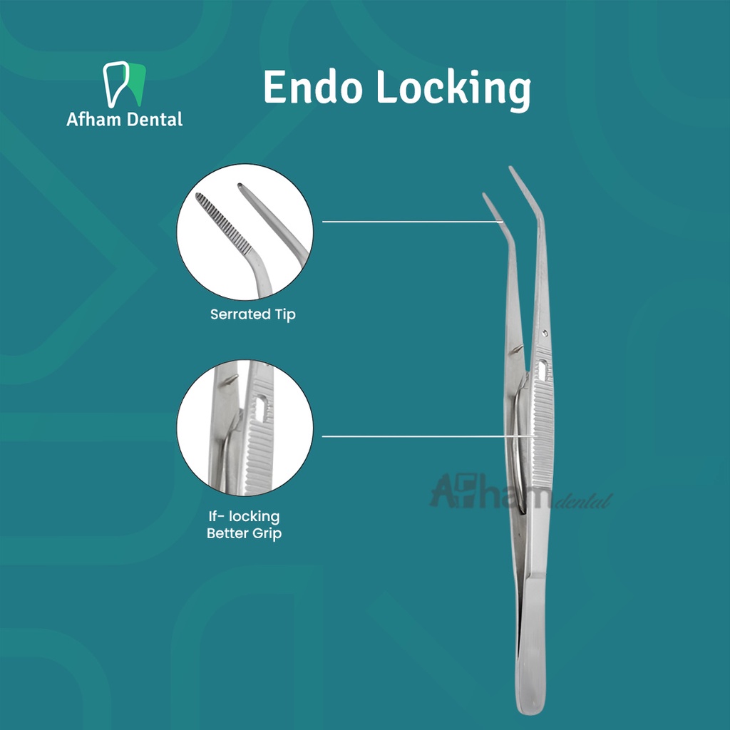 Jual Pinset Kunci Endo Locking Tweezers Tweezer Dental Shopee Indonesia