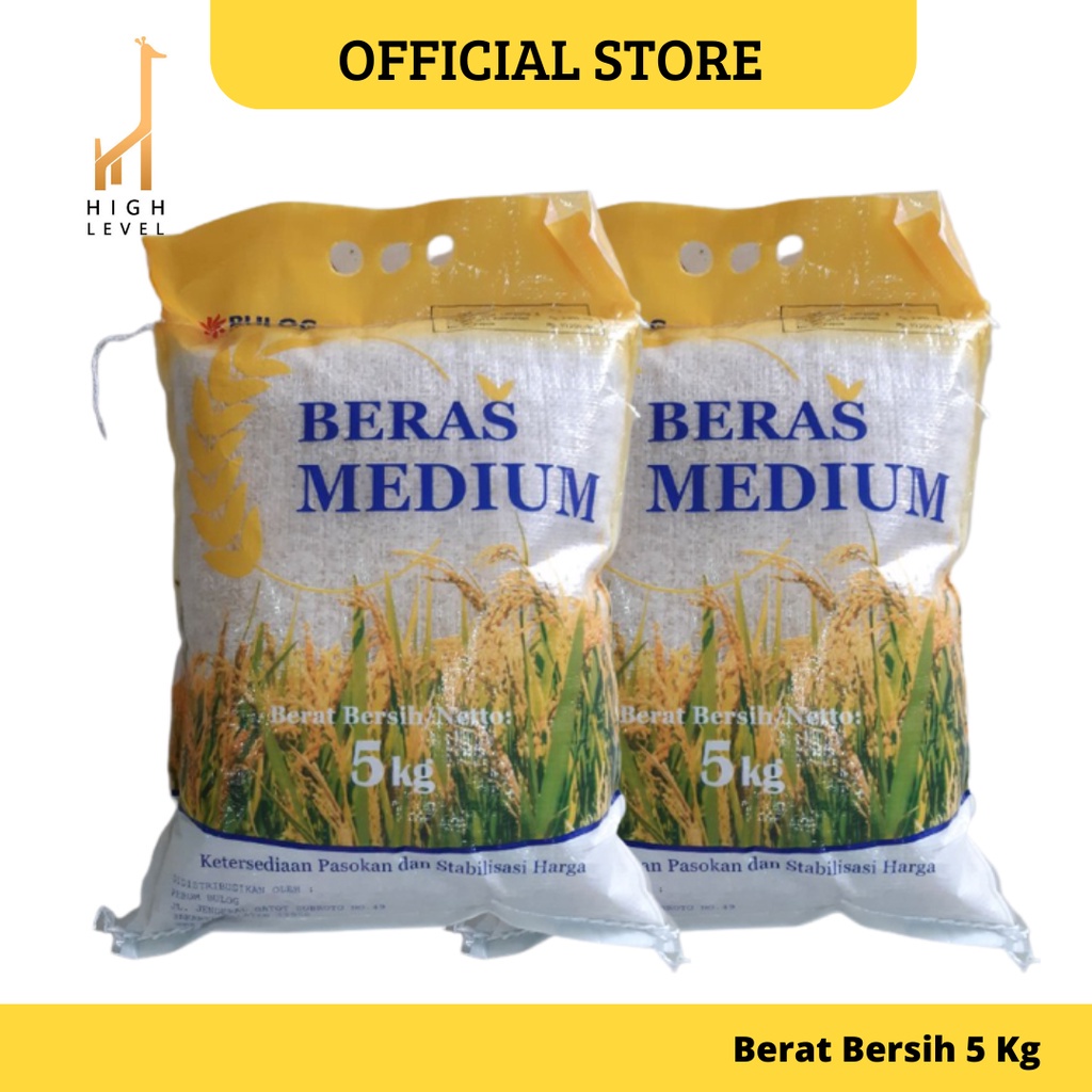 Jual Beras Bulog Medium Kg Shopee Indonesia