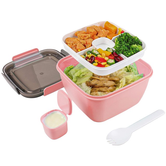 Jual MSURE Kotak Makan 2 Susun 1 1 L Lunch Box Sekat Kotak Bekal