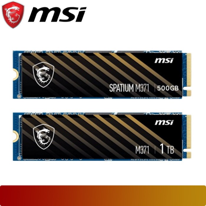 Jual MSI SPATIUM M371 PCIe 3 0 NVMe M 2 SSD M 2 NVMe Gen 3 X4