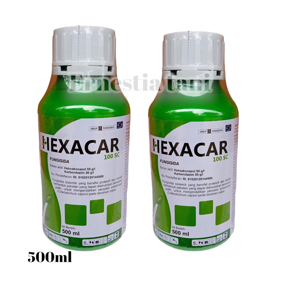 Jual Fungisida Sistemik HEXACAR 100 SC 500ml Heksakonazol 50 G L