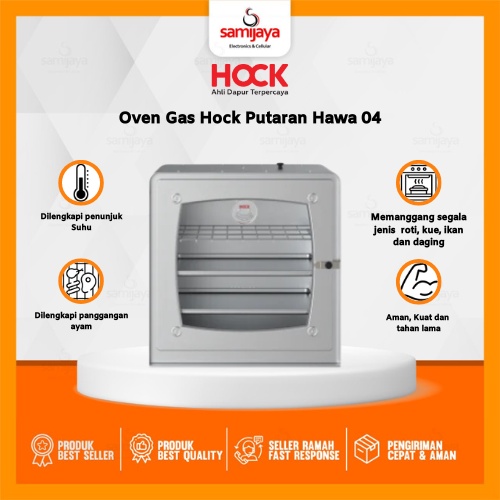 Jual OVEN GAS HOCK 04 PUTARAN HAWA PUTARAN HAWA 4 BERGARANSI Shopee