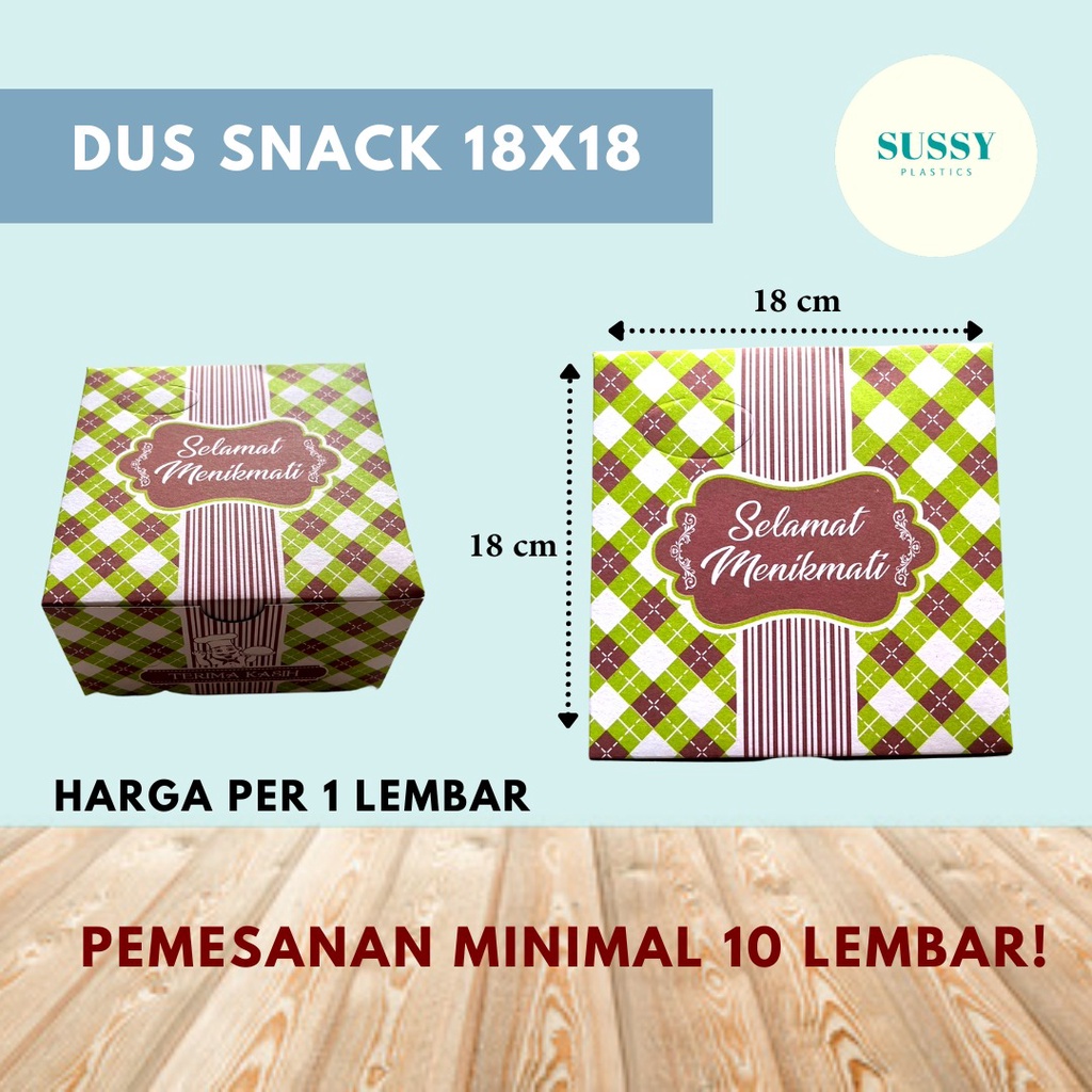 Jual Dus Snack Dus Gs Motif Dus Kue X X X X