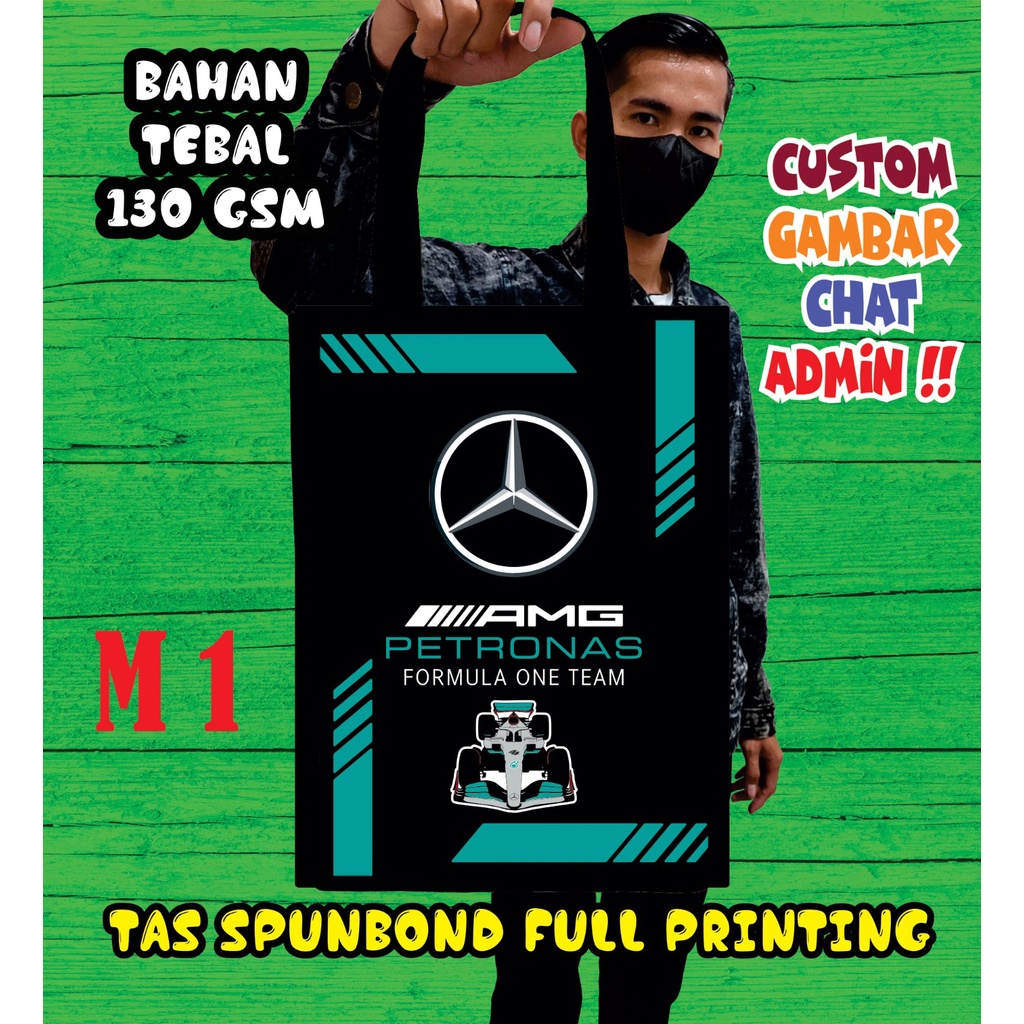 Jual Tas Spundbond Mercedes Benz Amg Petronas Tas Belanja Mercedes Benz