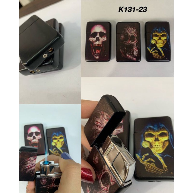 Jual Korek Api Model Zippo Tengkorak K131 23 Mancis Zippo Gas Isi