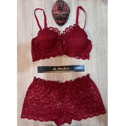 Jual ART 995303 MERAH BRA SET CD MERAH LINGERIE BRASET BRA CD