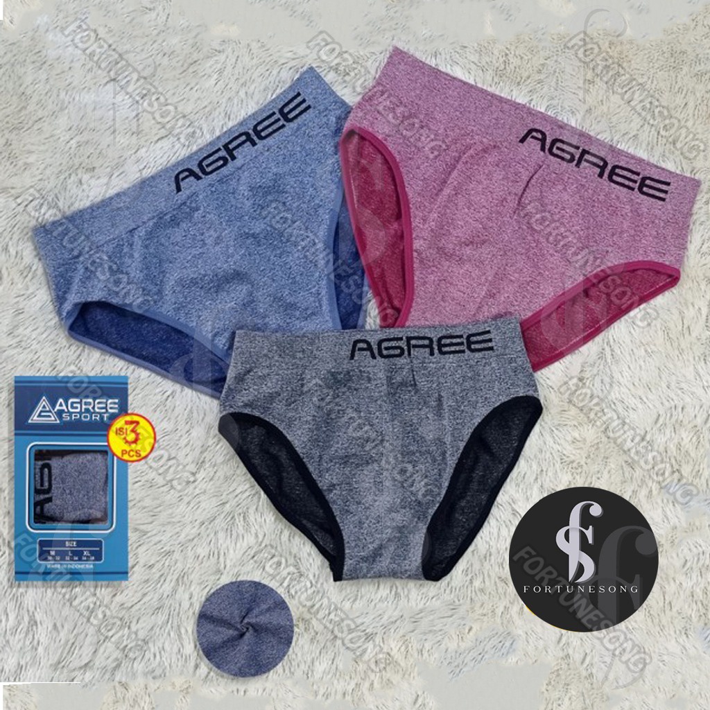 Jual Celana Dalam Pria Agree Sports Bahan Seamless Tanpa Jahitan Super