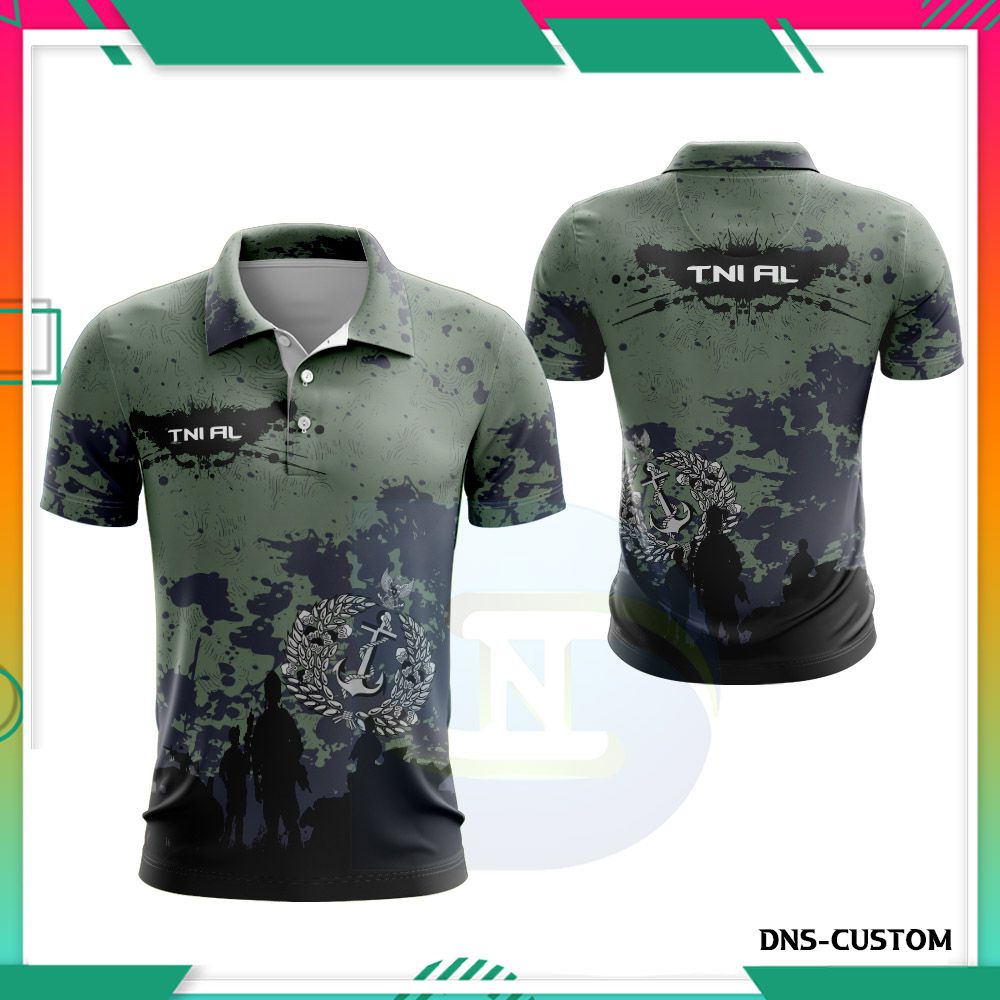 Jual Baju Kaos Tni Al Lengan Pendek Custom Printing Jersey Kaos Pria