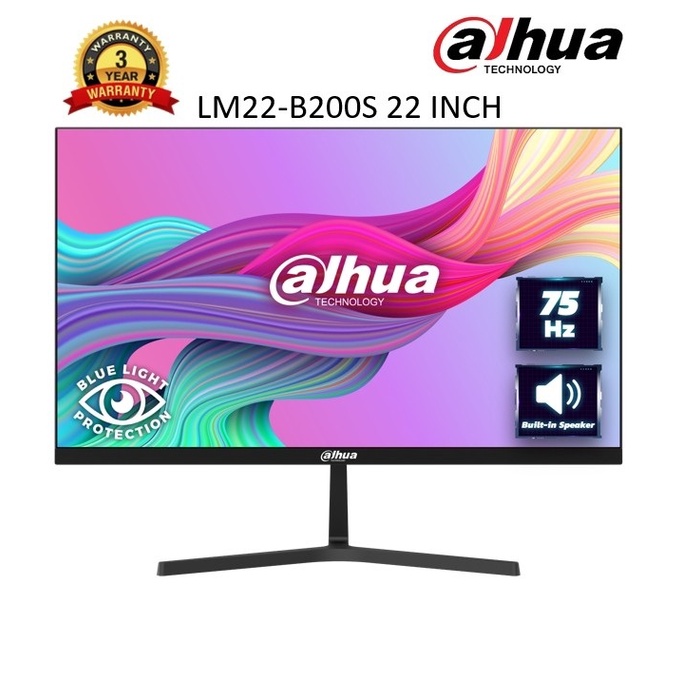 Jual Led Monitor Dahua Lm B S P Hz Ms Hdmi Vga Shopee