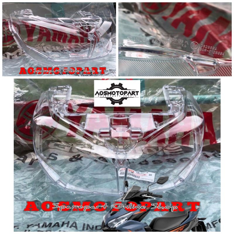 Jual Kaca Mika Lampu Depan Yamaha Aerox New Mika Lampu Depan Aerox New