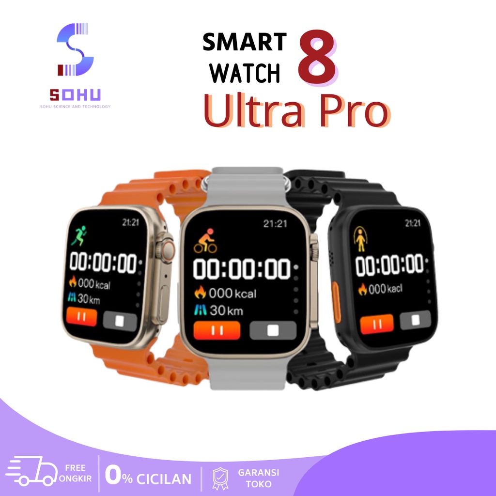 Jual Sohu Smart Watch Ultra Pro Men Ip Water Dust Resistant