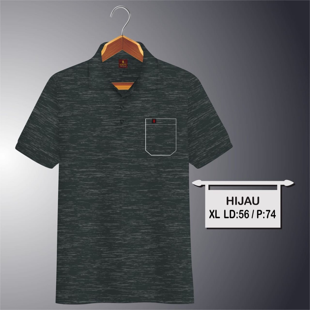 Jual Liso Wear Kaos Korea Polos Pria Saku Kaos Polo Shirt Saku