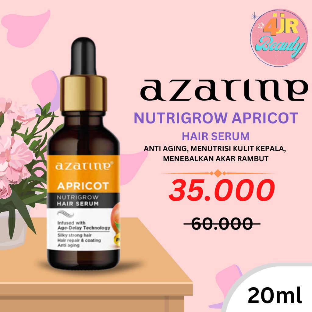 Jual AZARINE Hair Serum Nutrigrow Apricot Serum Hair Nutrigrow Apricot