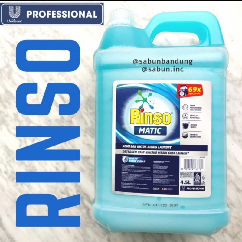 Jual Rinso Matic Detergent Detergen Cair Matic Deterjen Laundry