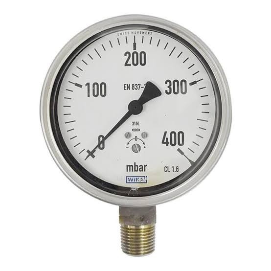 Jual Pressure Gauge Wika Mbar Diameter Inch Shopee Indonesia