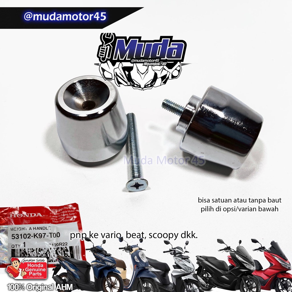 Jual JALU STANG PCX 150 160 KROM TUTUP BALANCER BANDUL STIR SETIR PNP