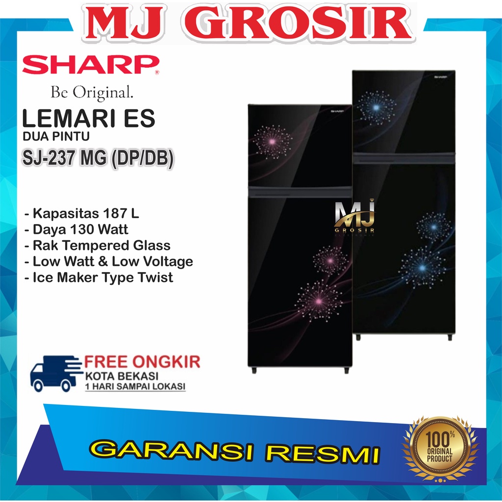 Jual Kulkas Sharp Sj Mg Lemari Es Pintu Sj Mg Sj Mg Toko