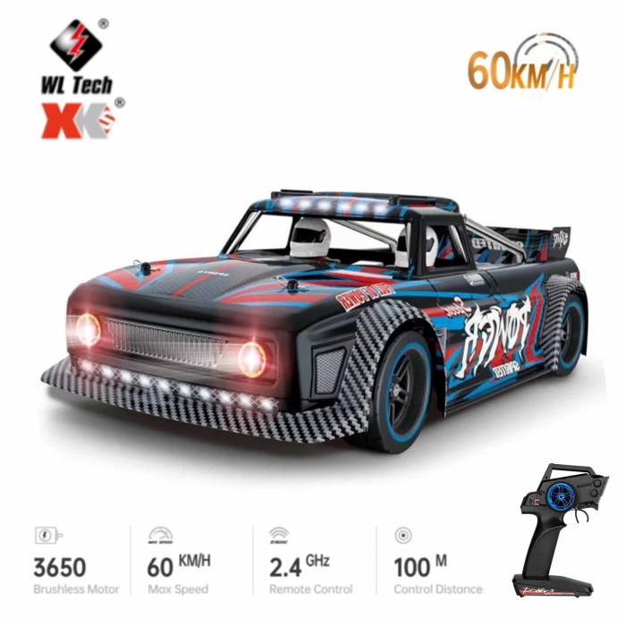 Jual WlToys 104072 1 10 2 4G 4WD 60km H Brushless RC Car On Road