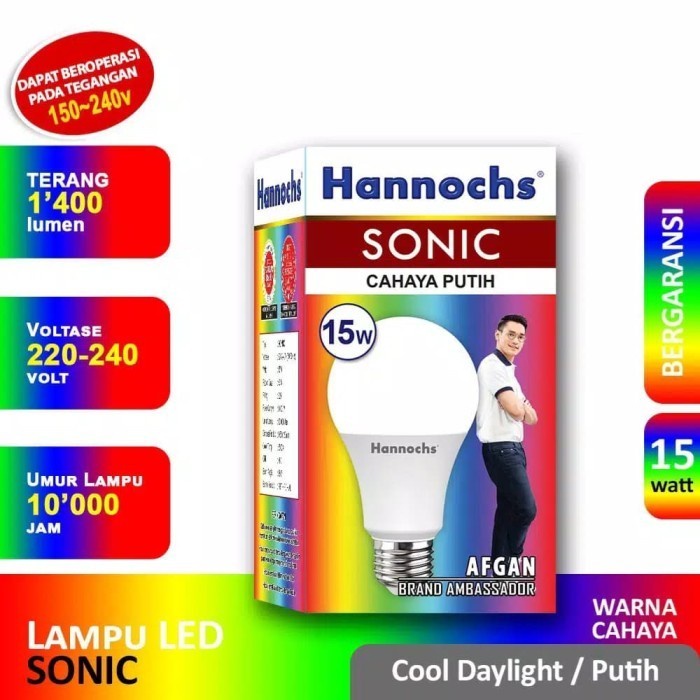 Jual Lampu Led Sonic Hannochs Watt Hemat Ekonomis Sonic W Shopee